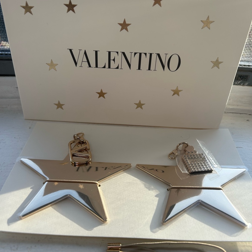 Valentino Metallic Star ornament holiday